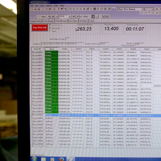 Variable Data Printing Services Variable Data Printing Services